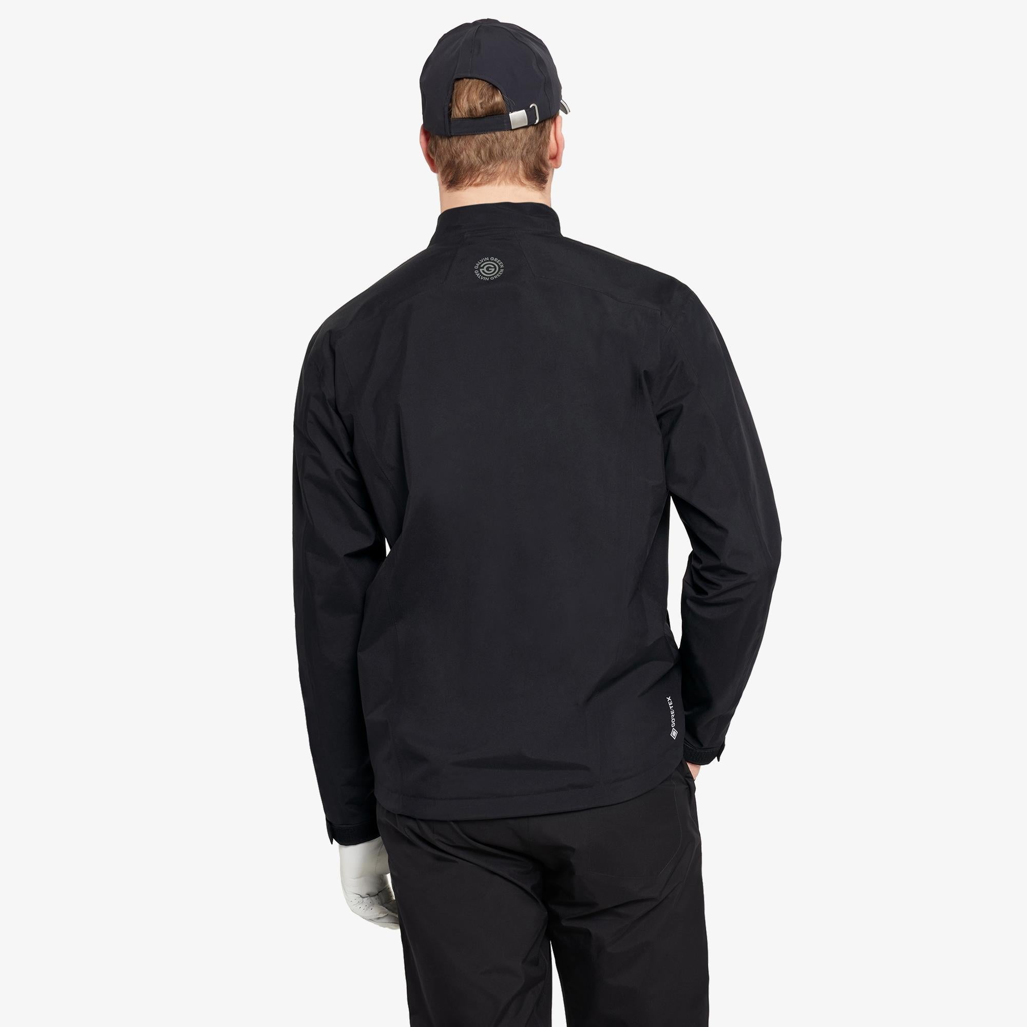 Galvin Green Aston Dryvr Gore-Tex Mens Waterproof Golf Jacket Black